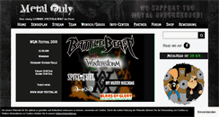 Desktop Screenshot of metal-only.de